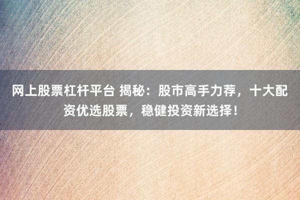 网上股票杠杆平台 揭秘：股市高手力荐，十大配资优选股票，稳健投资新选择！
